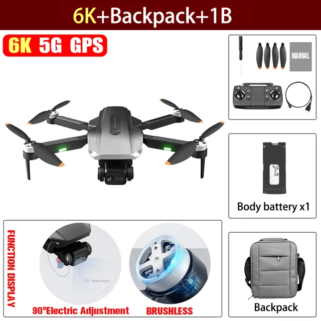 RG101 6K 5G GPS Dron 4K HD Dual Camera Wifi FPV Foldable Quadcopter RC Distance 3000M Professional Aerial Photography Drones
