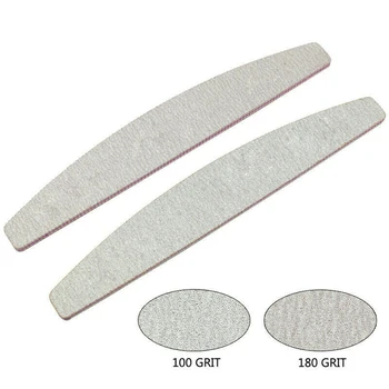

Nail File Sandpaper 100/180 Professional Manicure Scrub Bar Polished For UV Gel Manicure Tool Purple Heart Nail File Art Tools