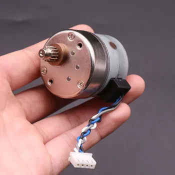 

TIKO 35mm Stepper Motor 2-Phase 4-Wire Step Angle: 7.5 Degree Micro Stepping Motor with Metal Precision Gear for 3D Printer