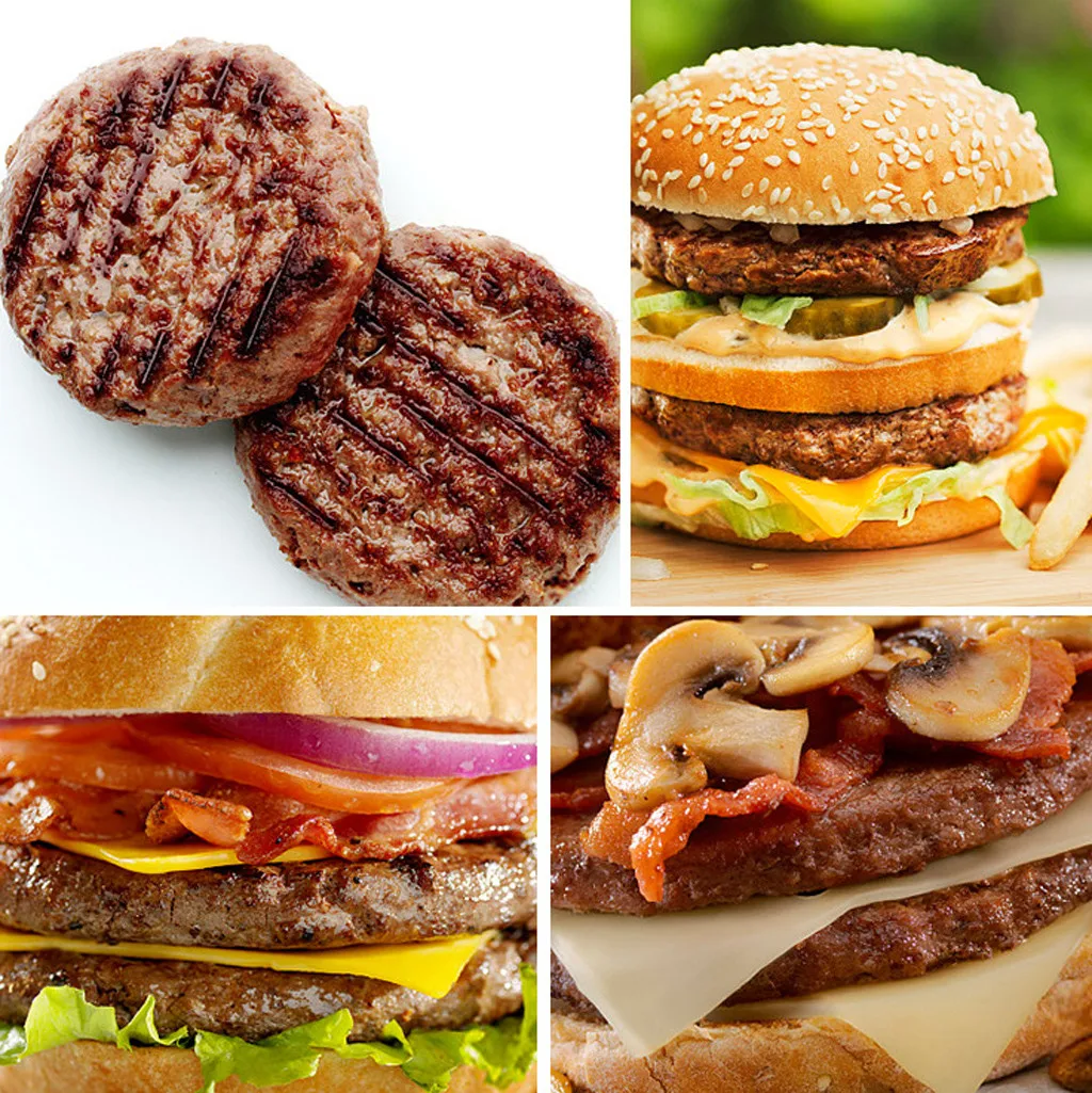 Бургер мясо говядина барбекю форма для пирогов Кухня барбекю инструмент пресс мясо торт Круглый гамбургер мясо Торт Плесень# YL10