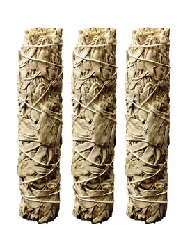 

White Sage Bundle Smudge Stick Purification Home Air Fresheners Spiritual Incense Burning For Healing And Meditation