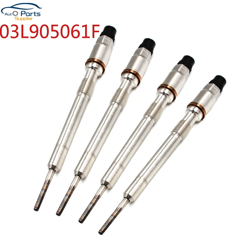 03L905061F 03L905061H дизель Свеча зажигания для Audi Q5 A3 A6 Quattro Volkswagen Passat Golf Beetle - Цвет: 4pcs
