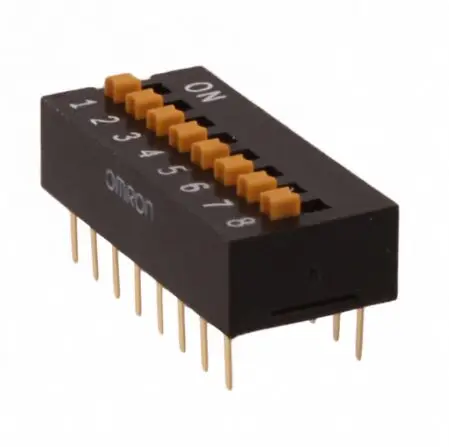 

A6E-8104-N DIP16 SWITCH SLIDE DIP SPST 25MA 24V new and original 1pcs/lot