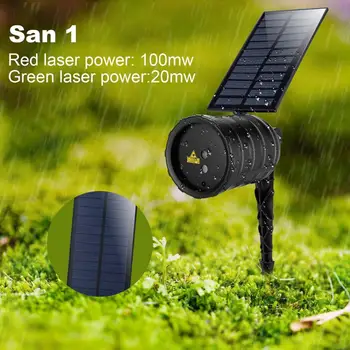 

Solar Power Landscape Lawn Laser Light for Christmas Holiday Parties Landscape Garden Decoration