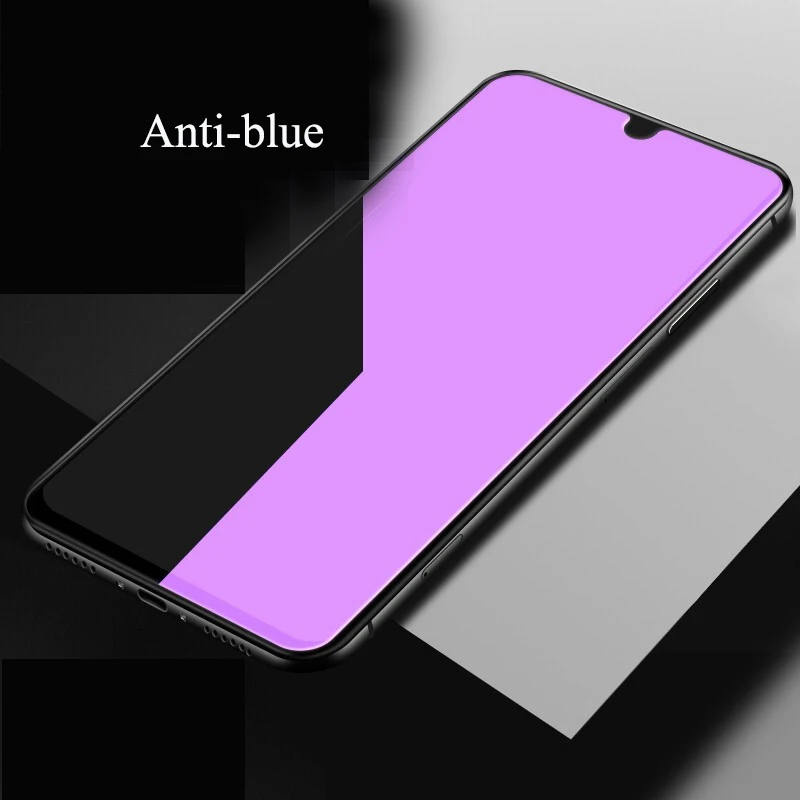 Anti-blue Закаленное стекло для huawei P Smart Z Plus Защитное стекло для экрана P Smart Z против синего отпечатков пальцев матовое 9H фронтальная пленка - Цвет: Anti-blue