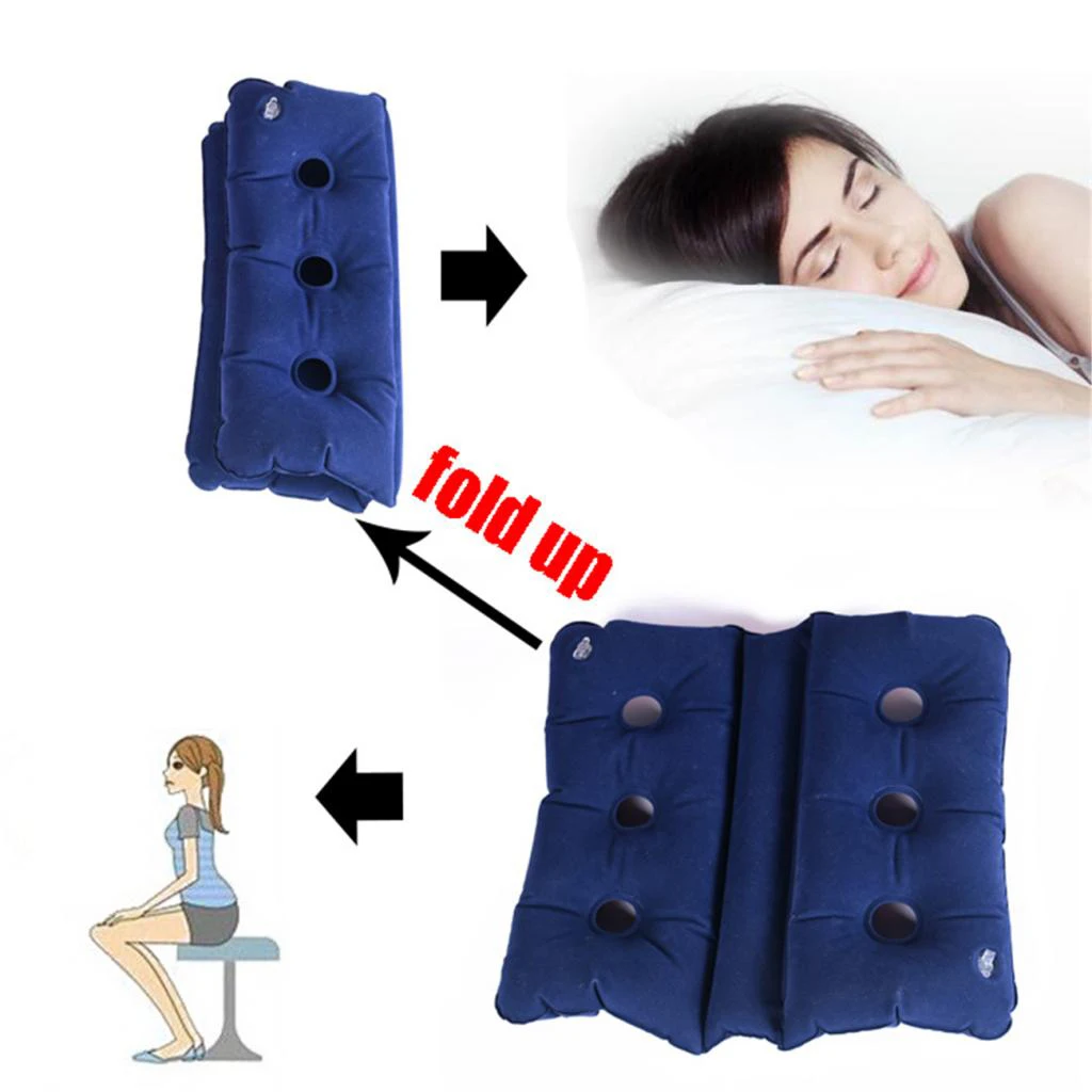 2 шт. ортопедическая Sciatica Coccyx геморроя поддержка Складная воздушная надувная подушка кресло на колесах подушки