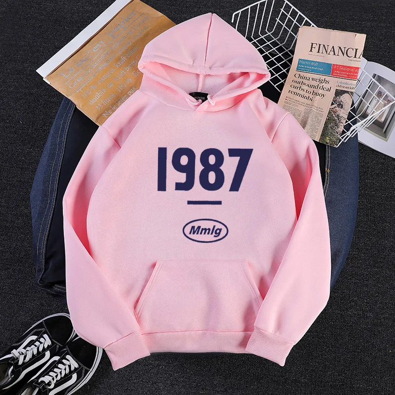 Pink Shellsuning толстовки женские толстовки с принтом цифр Harajuku 9color уличная Femme плюс бархатные повседневные Пуловеры Женская одежда - Цвет: Pink