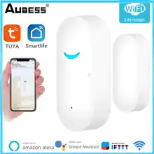 

Tuya Smart WiFi Door Sensor Door Open / Closed Detectors Wifi Smart Home Alarm Works With Alexa Google Home Tuya APP Control