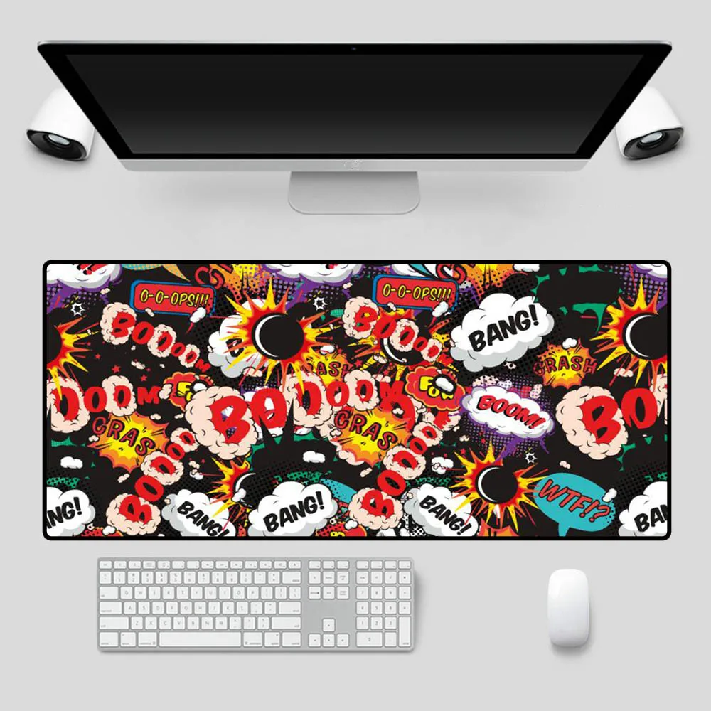 

Mairuige Animation Mouse Pad Colorful Graffiti Mousepad Computer Notebook Office Keyboard Game Console Accessories Mouse Pad