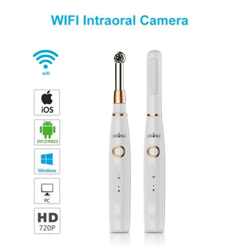 

Wireless WiFi HD 720p Oral Dental Camera Intraoral Endoscope Dentist Device LED Light Real-time Video Inspection Teeth Whitening