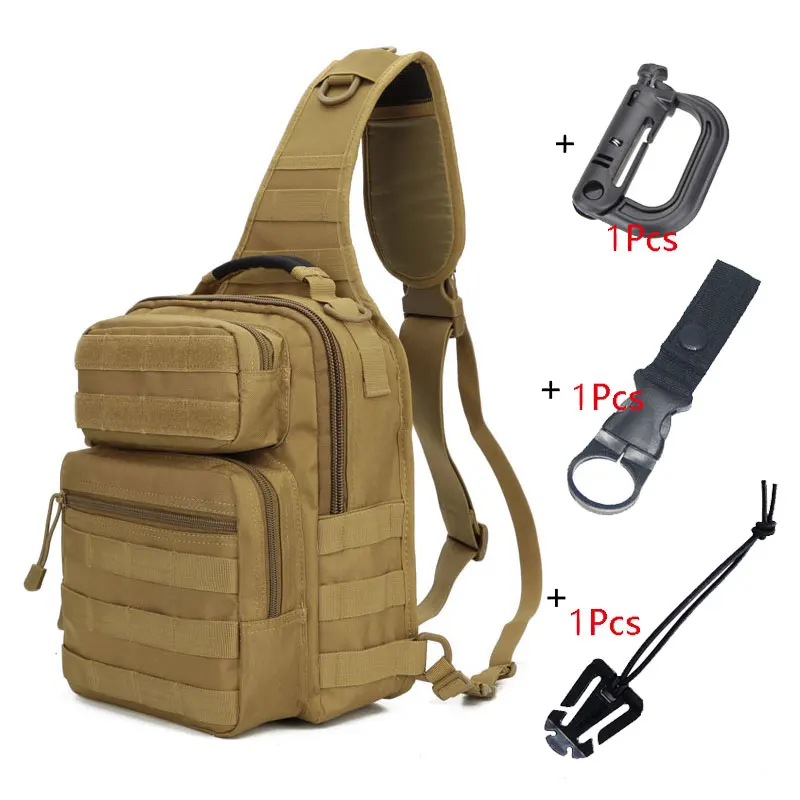 Военный Рюкзак, Мужская армейская тактическая сумка, рюкзак для альпинизма, кемпинга, походов, путешествий, открытый Камуфляжный Рюкзак - Цвет: Brown 2