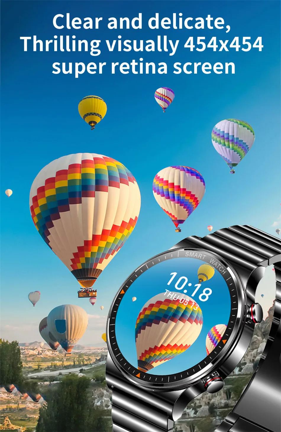 2022 New REX GT AMOLED Screen Smart Watch Men Always-on Display Music Playback Bluetooth Call Waterproof Heart Rate Smartwatch