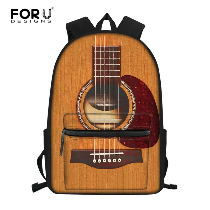FORUDESIGNS/детский школьный рюкзак с музыкальной нотой и пианино для девочек-подростков, школьная сумка на плечо, женская сумка mochila - Цвет: L5555Z58