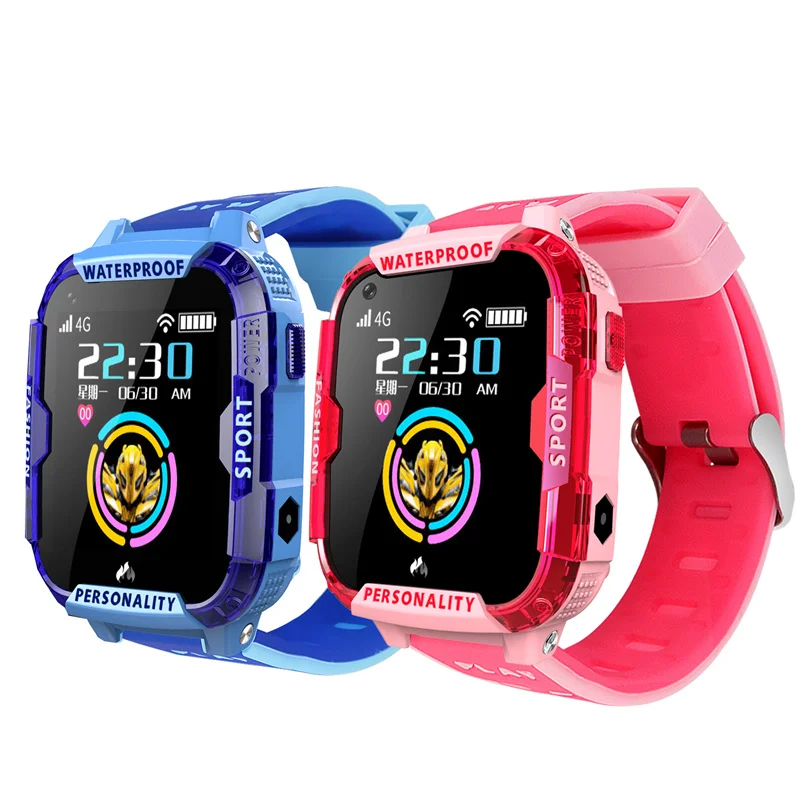 

4G Kids Smart Watch GPS SmartWatch K22 Video Call SOS Phone Watch IP67 Waterproof Baby Clock Q12 Children's Smartwatch Gifts.