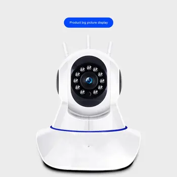 

Wireless Camera Wifi Remote Monitor Mobile Phone Monitoring Intelligent Network Hd Camera 360 Degree Rotation