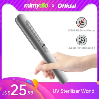 

UV Sterilizer Wand For Sterilizing UV Light Kill Germs Disinfection for Face Masks Pillow Bath Towl Cup Toothbrush X3