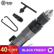 TORO Регулируемая 2500 об/мин высокоскоростная прямая пневматическая дрель Электроинструмент с 1,5-10 мм патроном для мощного сверления обработки резьбы