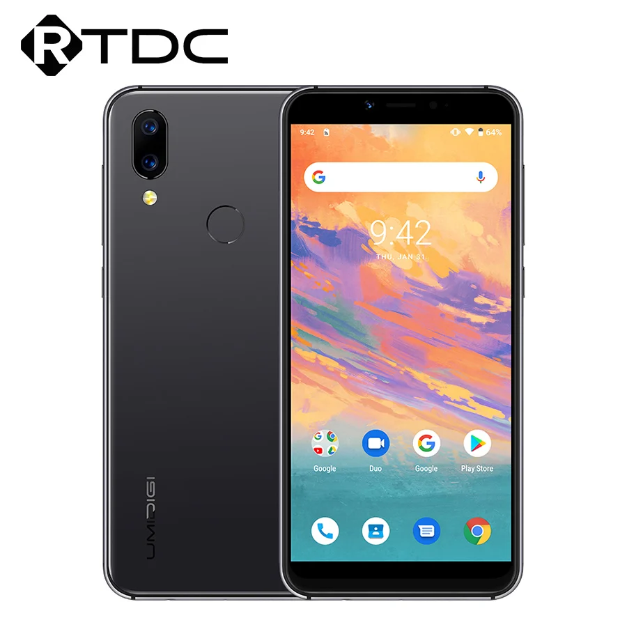 Смартфон UMIDIGI A3S Android 10 глобальная версия 3950 мАч двойная задняя камера 5 7 дюйма 13 МП