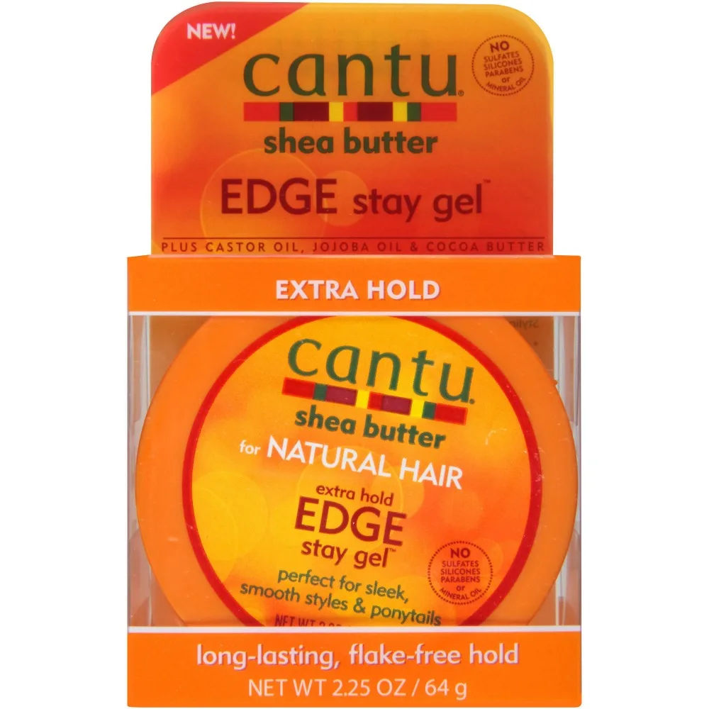 Cantu Edge Stay Gel 2 25 унции/64 г гладкие и мягкие дополнительная фиксация|Кондиционеры| |