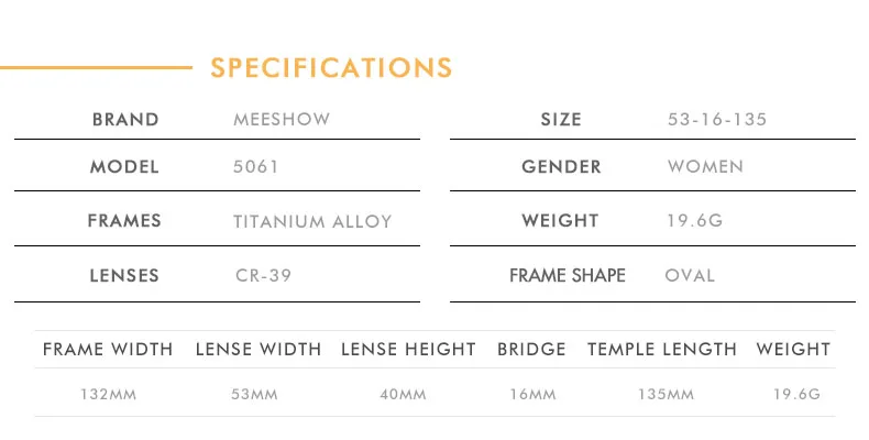 Meeshow Оправа очков из титанового сплава для женщин Кошачий глаз очки близорукость очки полностью металлические женские оптические очки оправа 5061
