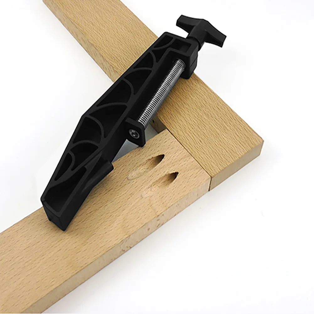 

Joint Woodworking Lightweight Convenient Plastic Draw Tool Fixed Clamp Drilling Black Hard Pocket Hole Portable Home Accessories