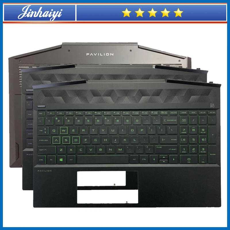 Teclado Resto da Palma do Portátil para hp 15-dk Tpn-c141 L57593001 L57595-001 L57596-001 Case Inferior L56255-001 Capa Inferior