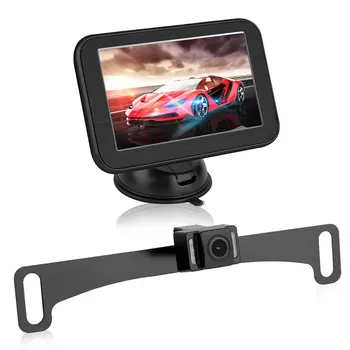 

5" Display Car Monitor Wireless Reversing Camera Waterproof Car Rear View Camera Night Vision Backup Camera
