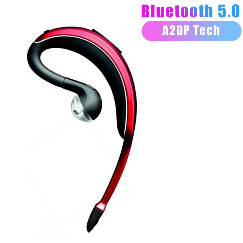 

Mini Earphone Single Ear Bluetooth Wireless Headphone Handsfree Hook Earphone Gym Sport For car driver For smart phone