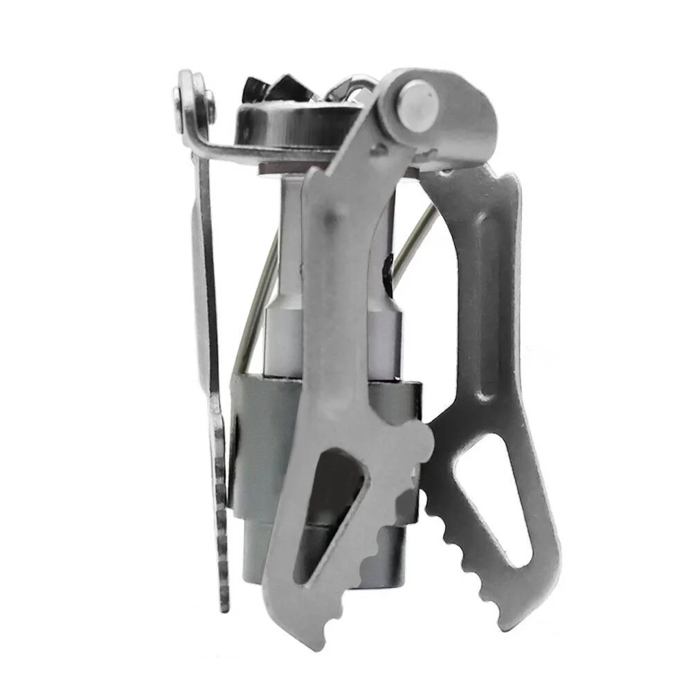 

Portable Camping Stove Burner Gas Picnic Foldable Canister Titanium Hiking Mini Outdoor Useful
