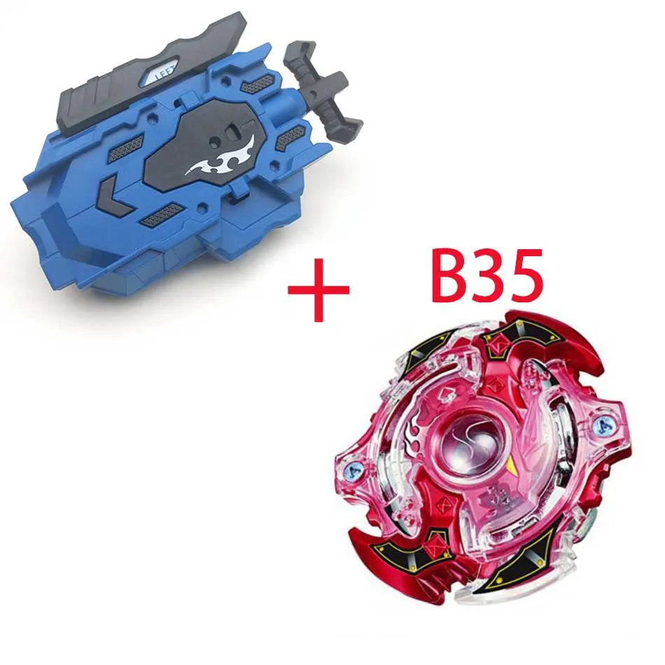 Beyblade Burst B-134 CHO-Z Валькирии. Z. Ev движение задним ходом, левый правый двухстороннее провода пусковой Металл усилитель Топ стартер Гиро спиннинг игрушка для боя - Цвет: B35