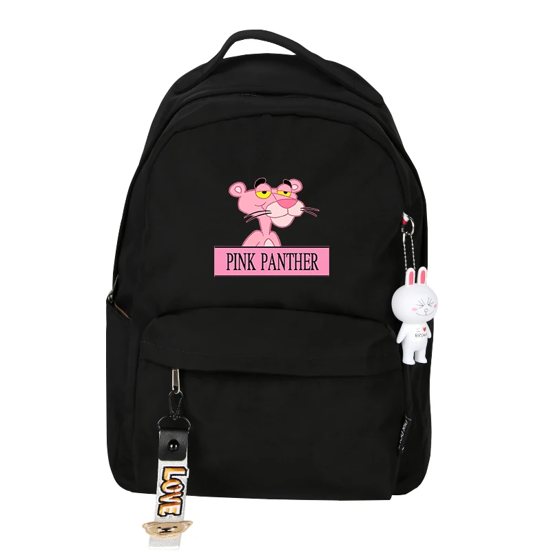 Аниме Розовая пантера рюкзак милый розовый ITA сумка корейский стиль Back Pack Розовая пантера школьные сумки для девочек-подростков Kawaii рюкзак - Цвет: GJB-pinkpather