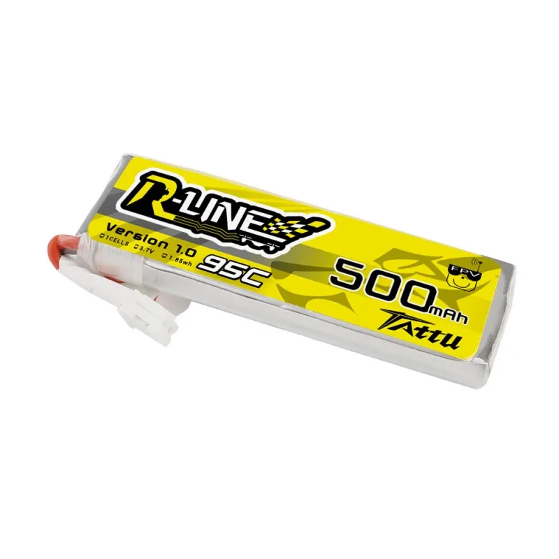 Литий полимерный аккумулятор TATTU R Line 500 мАч 95C 3 7 в для радиоуправляемого FPV