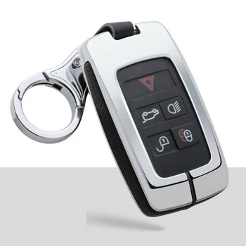 

For Jaguar E-Pace Car Key Case Cover Protector With key chain For Range Rover