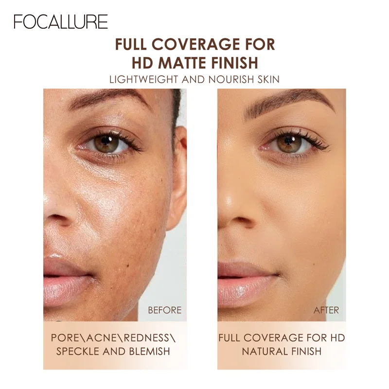 FOCALLURE 5 шт. набор для макияжа основа лица размытие пор масляный Праймер управление
