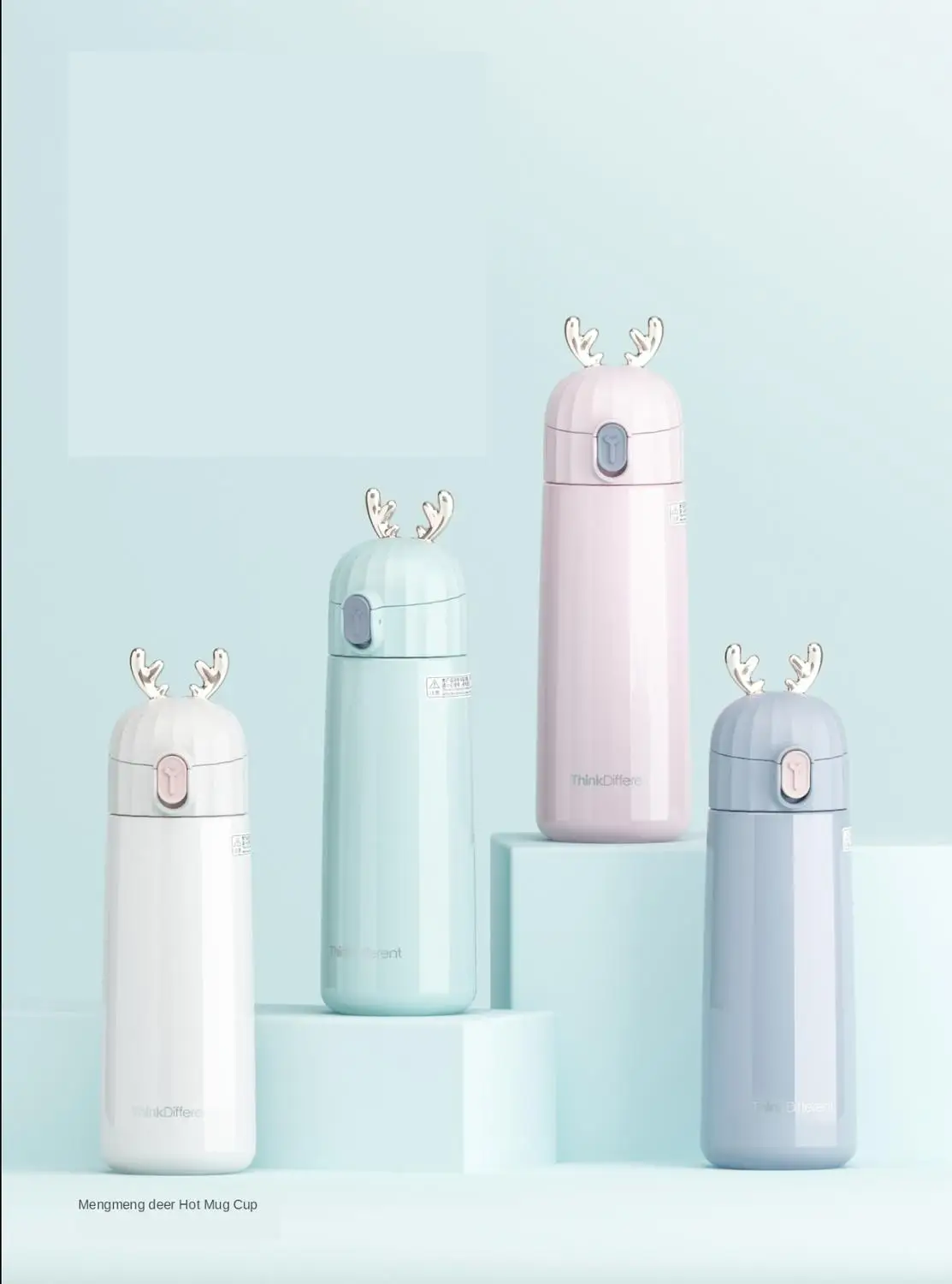 

350ml Antler Vacuum Flask Stainless Steel Vacuum Flask Flask Outdoor Travel Car Coffee Cup Girl Gift Home Drinking Utensils Cups