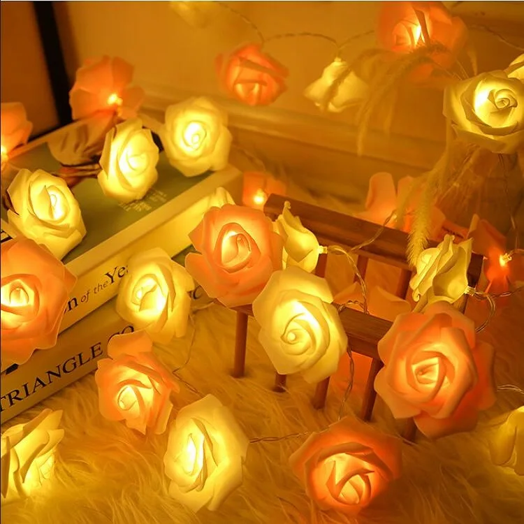 

led rose lantern string small lanterns wedding night string lights ins confession props trunk surprise proposal arrangement