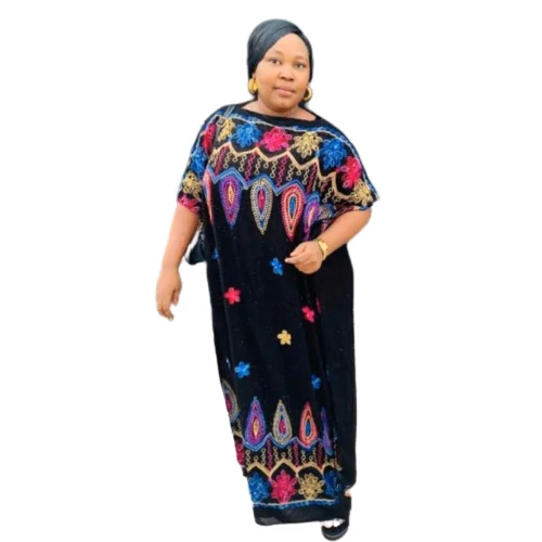 

2020 African Dresses For Women Plus Size Embroidery African Dress Traditional Ladies Clothes Africa Clothing