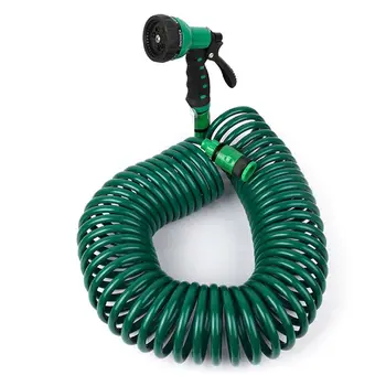 

Garden Watering Spray with 10m Telescopic Spring Hose Pipe Irrigation Car Washer