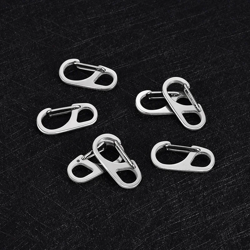 

Stainless Steel D3 Mini Hanging Buckle Car Keychain Accessories Key Ring Key Ring Metal Creative Gifts