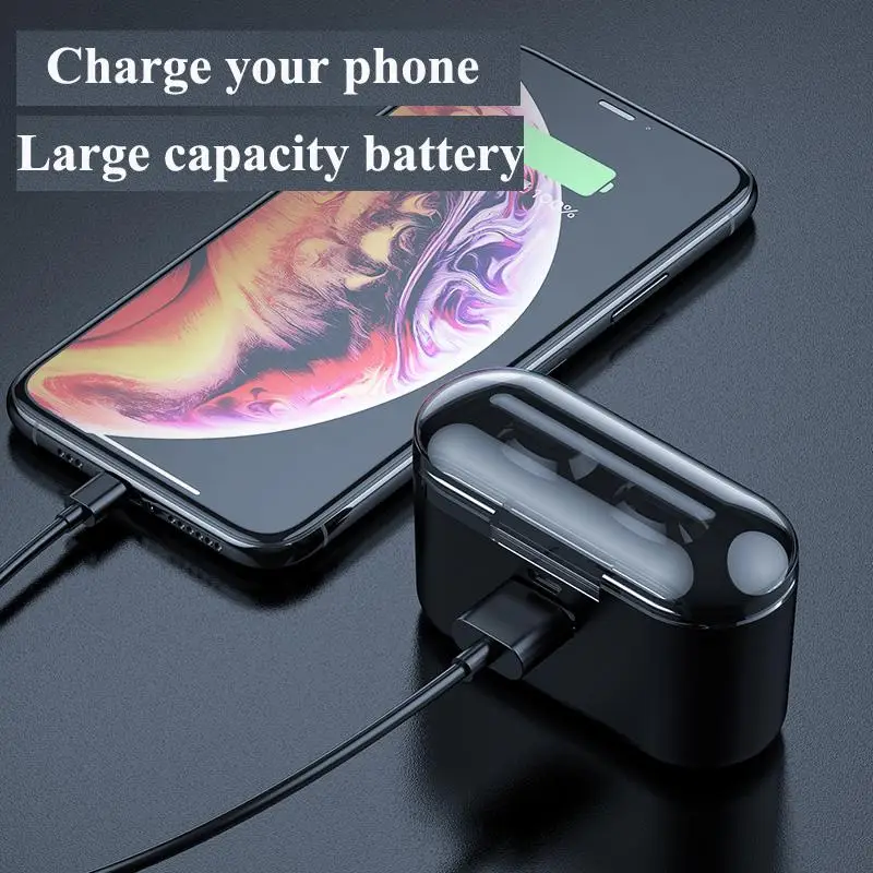 BEESCLOVER T2 Bluetooth4 2 Earphone Sport Wireless HiFi Handsfree Earphone Stereo Sound Earbuds Gaming Eardset with Charging Box