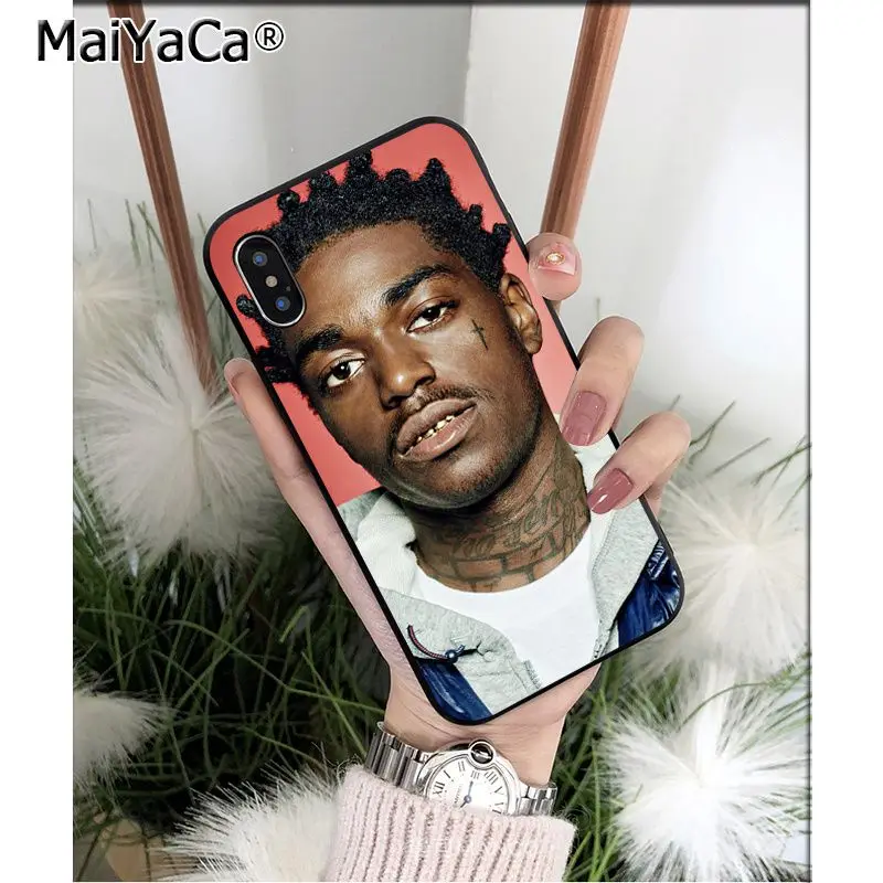 FHNBLJ Kodak Black Rapper High Quality Silicone Phone Case for iPhone 11 pro XS MAX 8 7 6 6S Plus X 5 5S SE XR SE2020