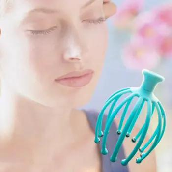 

1 Pcs Pp Head Massager Steel Ball 12 Claw Scalp Massager Acupuncture Point Relaxing Head Massage Claw