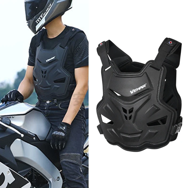BARHAR Dirt Bike Body Chest Spine Protector Armor Vest Protective Gear for Dirtbike Bike Motocross Skiing Snowboarding GJ047 M 