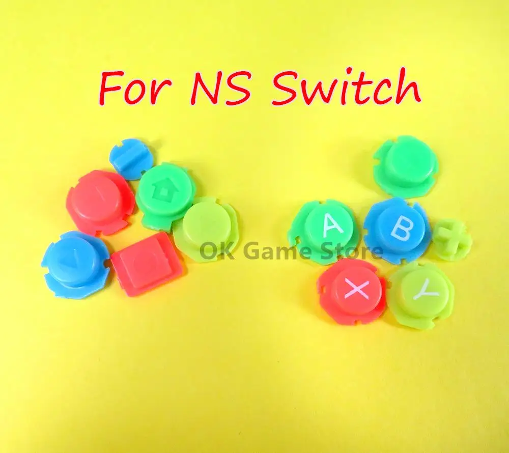 

20set/slot Colorful ABXY Directions Keys Buttons Joystick For Nintendo Switch NS NX Controller Joy con Left Right Controller