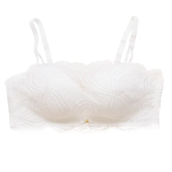 

ENFINY Bra Women Underwear Wire free Bra Sexy Lingerie Lace Comfortable Cross Wireless Push up Breathable Anti-light bras x