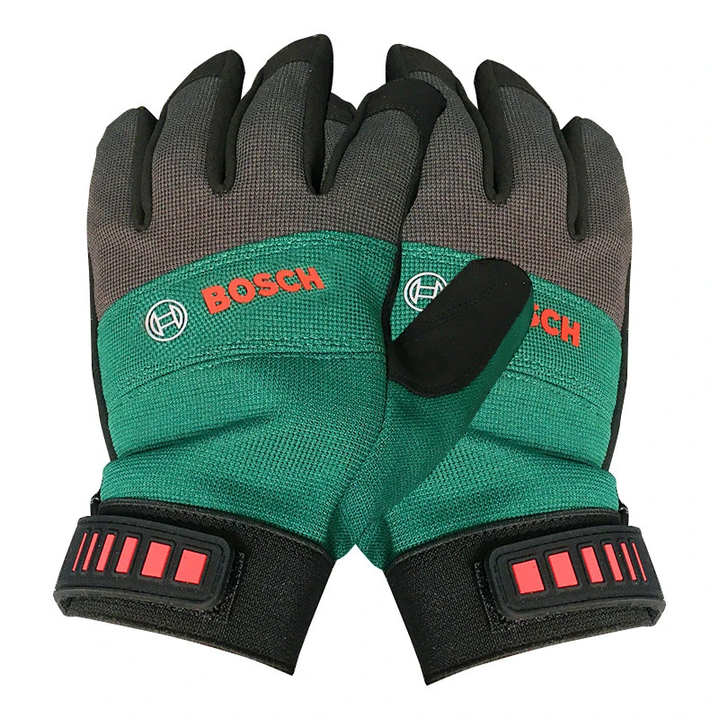 Bosch guantes de trabajo protectores para taladro eléctrico, protección antideslizante para reparación de madera, herramienta de electricista, manoplas de trabajo|Accesorios herramientas eléctricas| - AliExpress