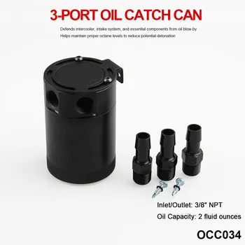 

+Connecting Hole 3 Holes Gasoline Pot Aluminum Alloy Pot Container Universal Durable