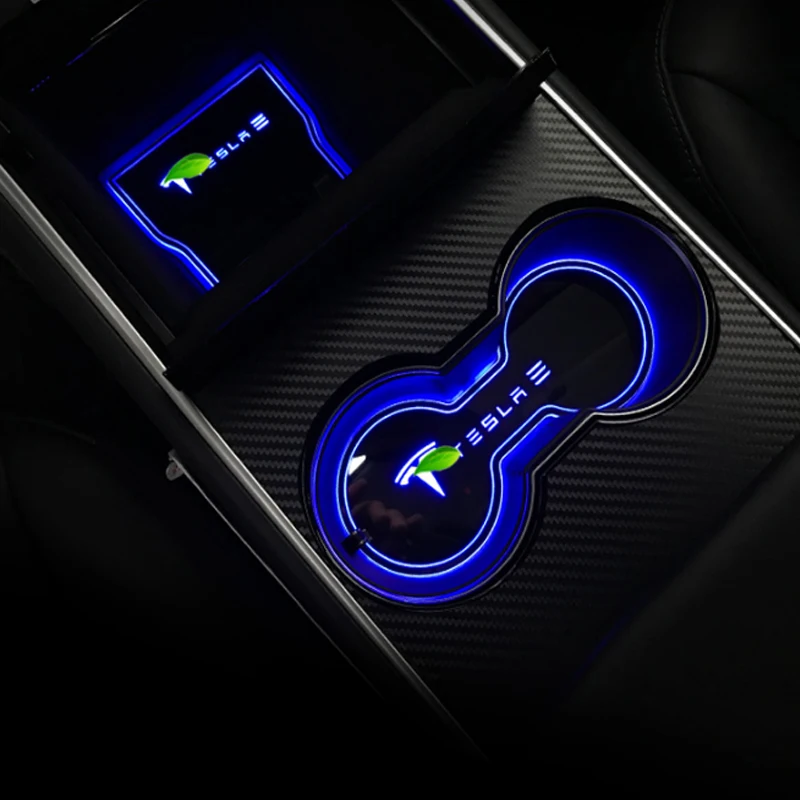 Foal Burning For Tesla model 3 central control LED light water coaster modified atmosphere lights decorative accessories | Автомобили и