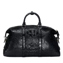 YILUNXI Light luxury travel bag Crocodile leather bag High capacity luggage Business travel package Short-distance travel bags
