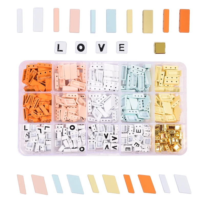 

Letter Beads for jewelry making accessories for diy metal tile beads honey comb kits hematite beads for bracelets girls gift